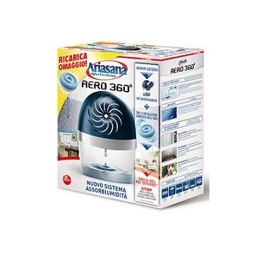 ARIASANA - Aero 360 - Kit Assorbiumidità + Ricarica Tab Da 450 G