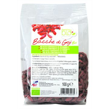 Fsc semplice&bio bacche di goji bio ad alto contenuto di fibra 100 g