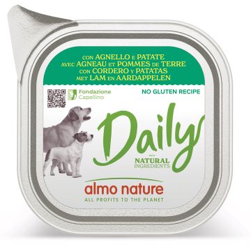 Daily menu dogs con agnello e patate 100 g