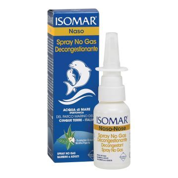 Isomar soluzione acqua mare naso ipertonica naso spray decongestionante 30 ml