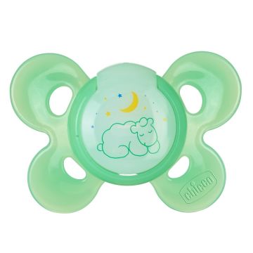 Chicco Succhietto Physio Comfort Luminoso Lattice Caucciù 12m+ 1 Pezzo