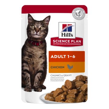 Hill'S Feline Adult Chicken Pouches Bustina 85 Gr