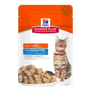 Hill'S Feline Adult Ocean Fish Pouches Bustina 85 Gr