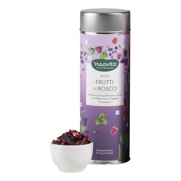 Silver tin frutti bosco