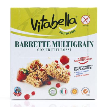 Vitabella Multigrain Barretta Frutti Rossi 129g