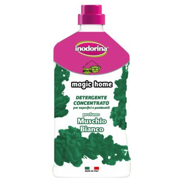 Inodorina magic home detergente igienizzante muschio bianco 1 litro Inodorina magic home detergente igienizzante muschio bianco 1 litro