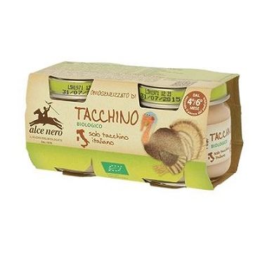 Alce omo tacchino bio 2x80g