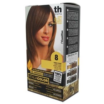 Th pharma vitalia color coloracion capilar sin amoniaco 8 rubio claro