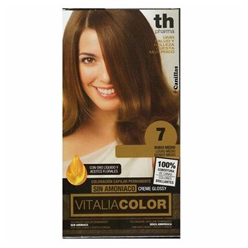 Th pharma vitalia color coloracion capilar sin amoniaco 7 biondo natural