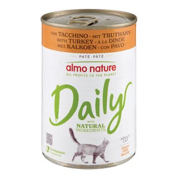 Almo nature cats daily menu con tacchino 400g