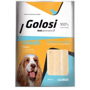 Zoodiaco Cane Snack Golosi Barrette Pesce 100 Gr