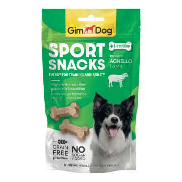Gimdog sportsnacks agnello 60 g