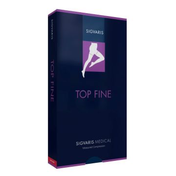 Sigvaris 702 ccl2 tfq collant top fine lungo punta aperta nero l