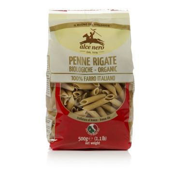 Penne 100% sfarinato di farro bio 500 g