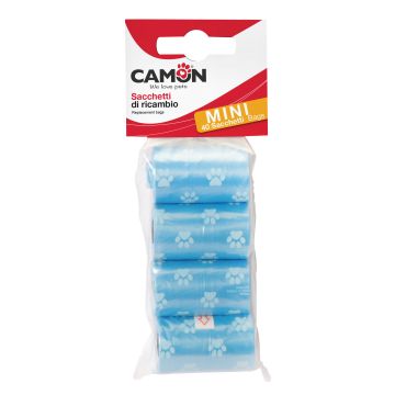 Camon Cane Sacchetti Igienici Small Cf. (4X10) Pezzi (Colori Assoriti)