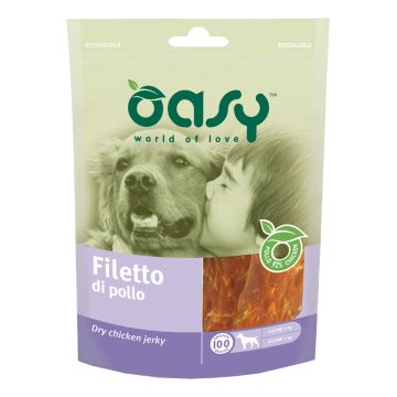 Oasy Cane Snack Busta Filetto Di Pollo 100 Gr