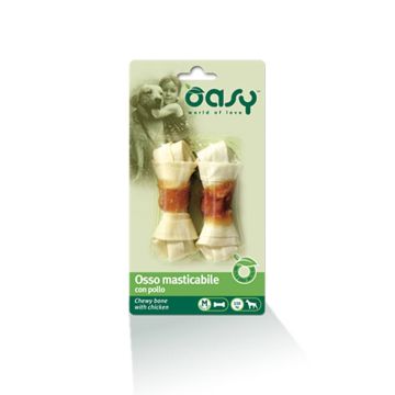 Oasy Cane Snack Osso Masticabile Pollo Tg.M 56 Gr