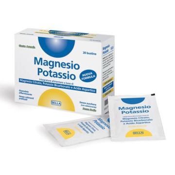 Magnesio potassio sella new 20 bustine da 4 g Magnesio potassio sella new 20 bustine da 4 g
