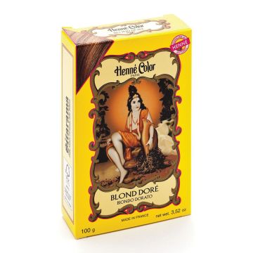 Polvere henne biondo dorato henne color polvere vegetale colorante riflessante 100 g