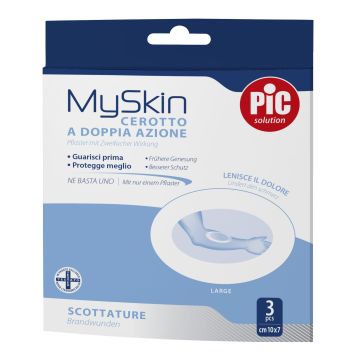 Cerotto myskin scottature large 3p