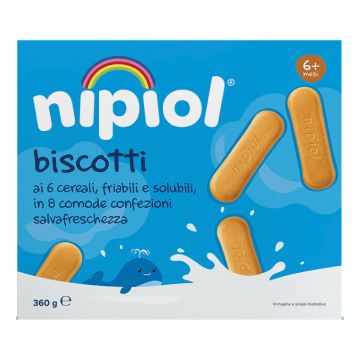 Nipiol biscottini 6 cereali 360 g
