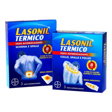 Lasonil termico schiena/spalle 3 fasce autoriscaldanti