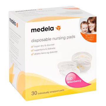 Coppetta assorbilatte monouso astuccio 30 pezzi