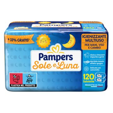 Wipes sole & luna + effetto spugna 90+30