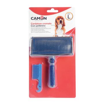 Cardatore crom con pettinino l 12 pezzi Cardatore crom con pettinino l 12 pezzi