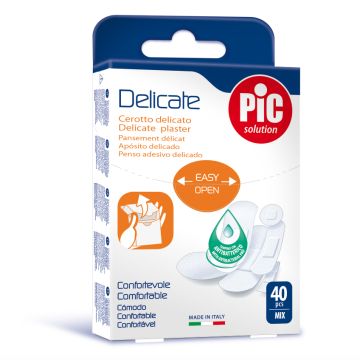 Pic Cerotto Delicate Mix Con Antibatterico 40 Cerotti