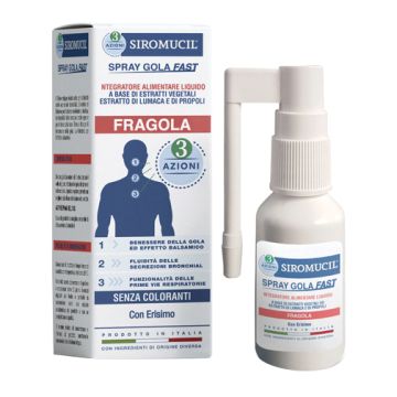 Siromucil 3 azioni spray gola fast 15 ml