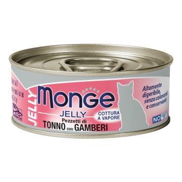 Monge Gatto Natural Lattina Adulto Pollo & Gamberetti 80 Gr