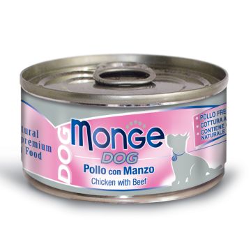 Monge Cane Natural Lattina Adulto Pollo & Manzo 95 Gr
