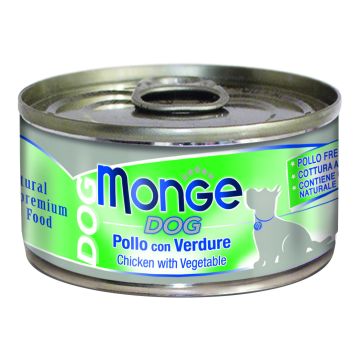 Monge Cane Natural Lattina Adulto Pollo & Verdure 95 Gr