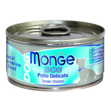 Monge Cane Natural Lattina Adulto Pollo Delicato 95 Gr