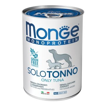 Monge Cane Monoprotein Lattina Adulto Solo Tonno 400 Gr