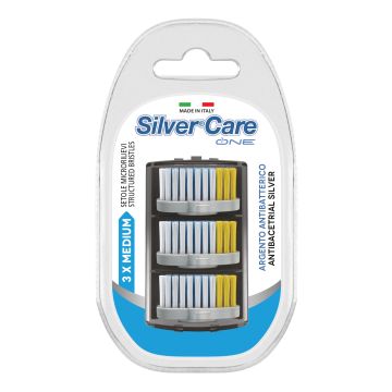 Silvercare one spazzolino 3 pezzi