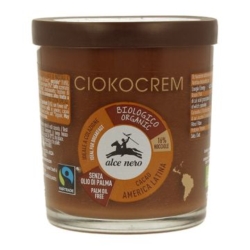Ciokocrem crema spalmabile bio alla nocciola fairtrade 180 g