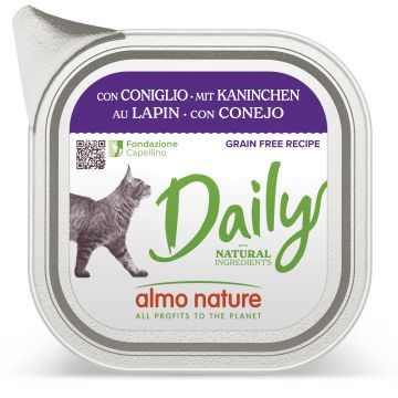 Daily menu cats coniglio 100 g