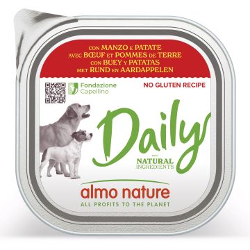 Daily menu dogs manzo/patate 300 g