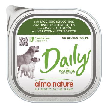 Daily menu dogs tacchino/zucchine 300 g