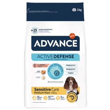 Advance Cane Sensitive Medium&Maxi Salmone & Riso 3 Kg