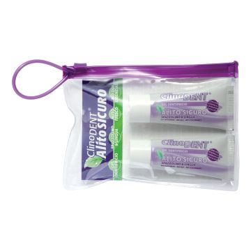 Clinodent gel dentifricio alito sicuro 2 tubetti da 20 ml