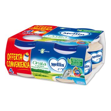 Mellin omogeneizzato orata 4x80g