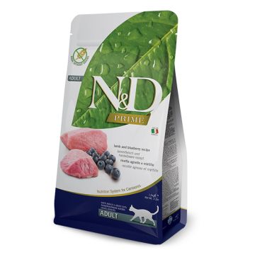 N&d prime cat lamb&blueberry adult 10 kg
