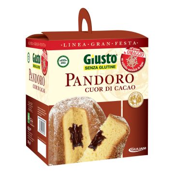 Giusto Senza Glutine Pandoro Cuore Cacao