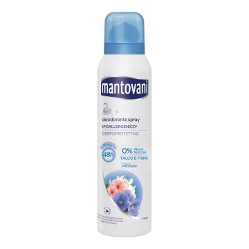Mantovani deodorante spray talco 48h anti macchia 150 ml