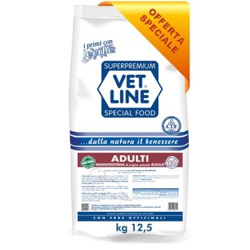 Vetline Cane Adulto Monoproteico Bufalo 12,5 Kg