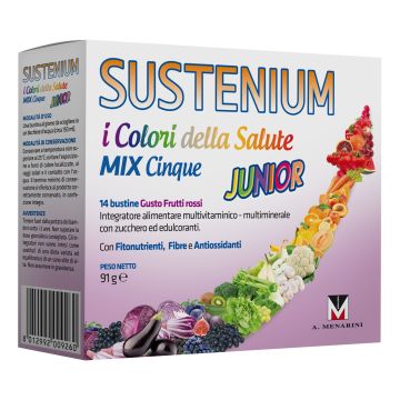 Sustenium colori della salute mix 5 junior promo 14 bustine