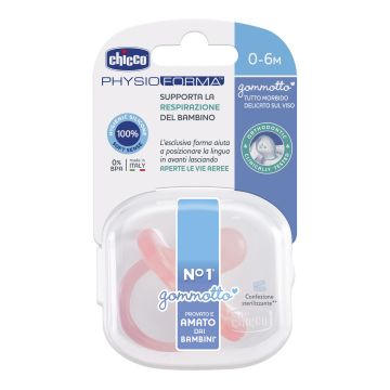 Chicco gommotto rosso in silicone 0-6 mesi